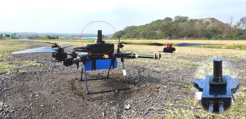HAWK A1 UAV dvoufrekvenční GNSS přijímač