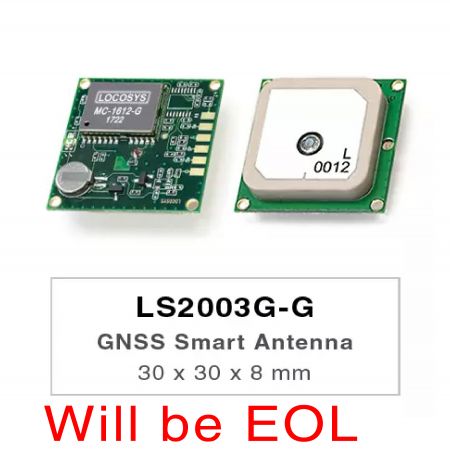 LS2003G-G 獨立 GNSS 含天線模組 - LS2003G-G系列產品為GNSS天線模組,包括嵌入式天線和GNSS接收器電路,專為OEM應用設計。